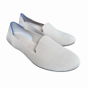 Rothy's Tan Beige The Lounge Loafers Flats Size 10 Slip On Comfort